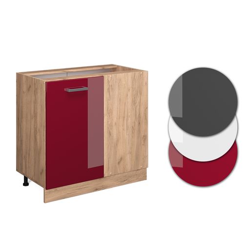 Meuble Dangle R-line 37481 Rouge Brillant 86cm Sans Pt