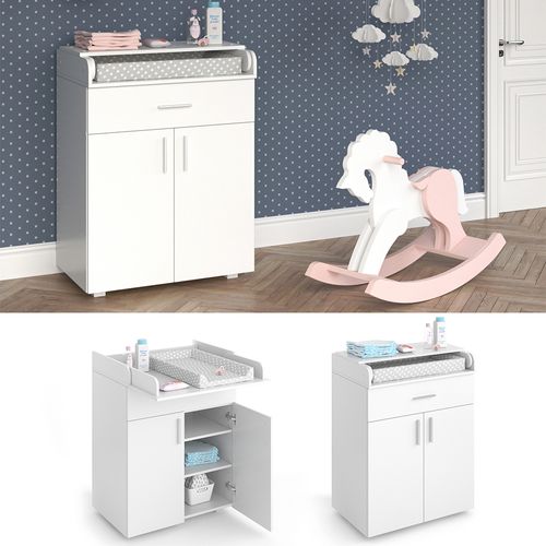 Commode à Langer Lena 37863 Blanc 75x100cm