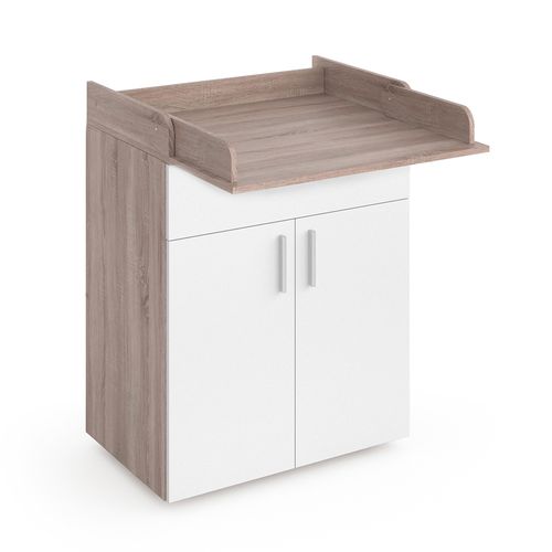 Commode à Langer Lena 37865 Blanc/sonoma 75x100cm