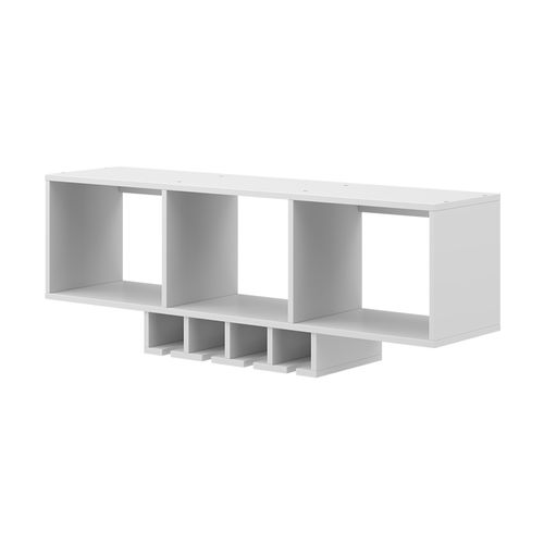 Étagère Pour Verres à Vin Vin 50139 Blanc Avec Porte-verre