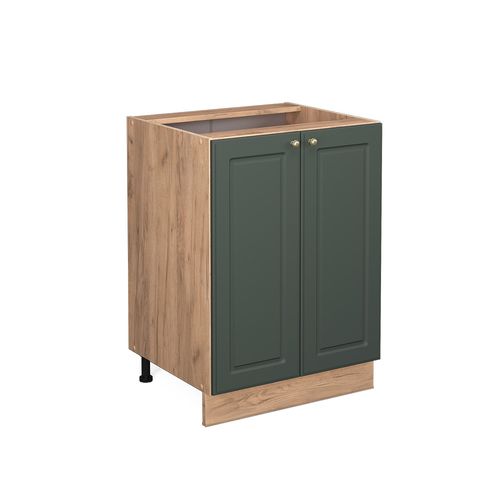 Meuble Bas De Cuisine Fame-line 38325 Vert Or Campagne 60cm Sans Pt