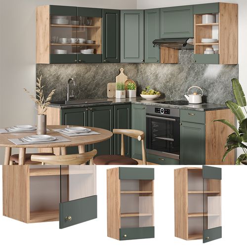 Armoire En Verre Fame-line 38365 Vert Or Campagne 40cm