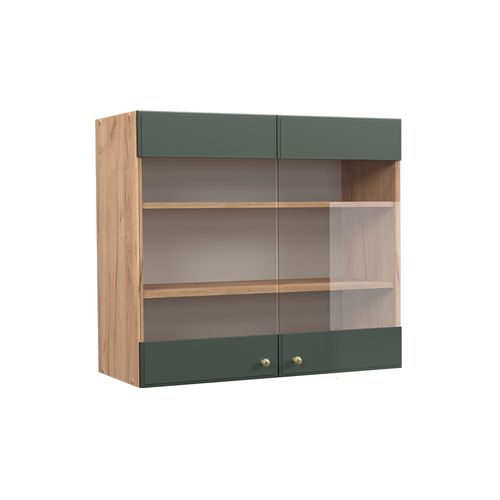 Armoire En Verre Fame-line 38395 Vert Or Campagne 80cm