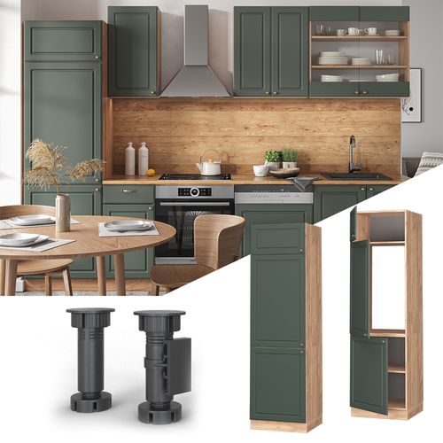 Armoire Pour Frigo Fame-line 38405 Vert Or Campagne 60cm