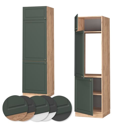 Armoire Pour Frigo Fame-line 38405 Vert Or Campagne 60cm