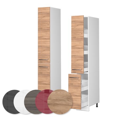 Meuble Haute De Cuisine Fame-line 38315 Chêne De Force Doré 30cm