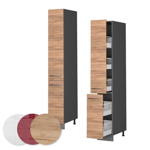 Meuble Haute De Cuisine Fame-line 38316 Chêne De Force Doré 30cm