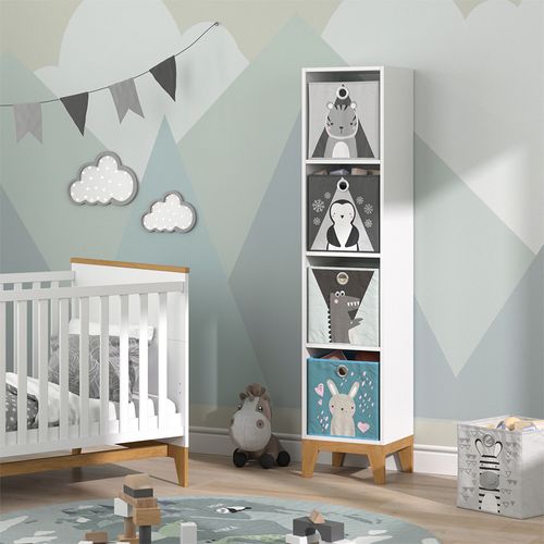 Bibliothèque Enfant Malia 38162 Blanc 35.2x159.5cm