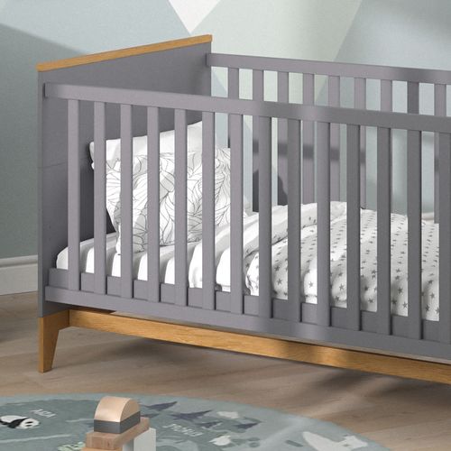 Lit à Barreaux Malia 38165 Gris 70x140 Cm