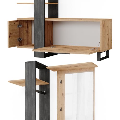 Garde-robe Porto 38169 Marron 120x192cm