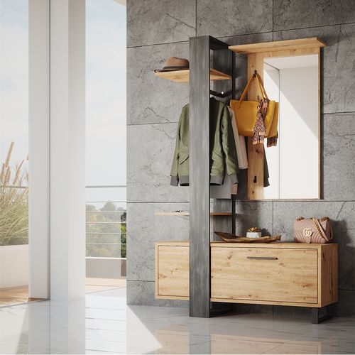 Garde-robe Porto 38169 Marron 120x192cm