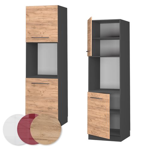 Meuble Pour Four Fame-line 38563 Chêne De Force Doré 60cm Ouvert