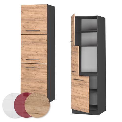 Meuble Pour Four Fame-line 38564 Chêne De Force Doré 60cm