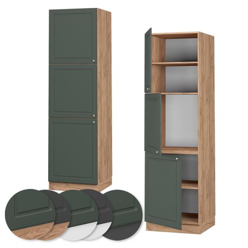 Meuble Pour Four Fame-line 38609 Vert Or Campagne 60cm