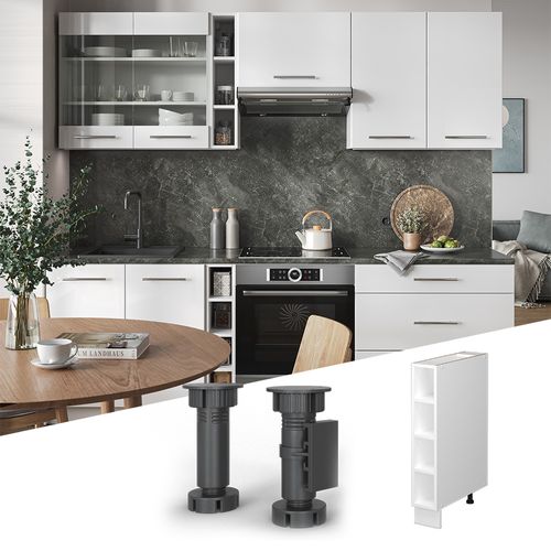 Etagère De Cuisine Fame-line 38457 Blanc 15cm Sans Pt