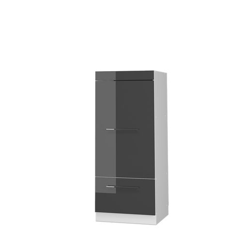Armoire Micro-ondes Fame-line 38527 Anthracite Haute Brillance 60cm