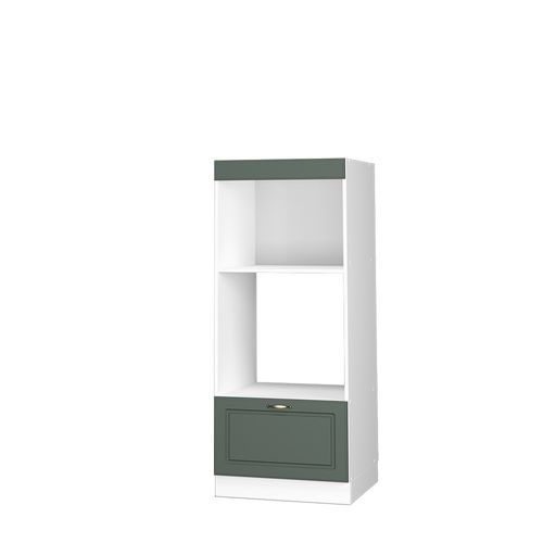 Armoire Micro-ondes Fame-line 38531 Vert Or Campagne 60cm Ouvert