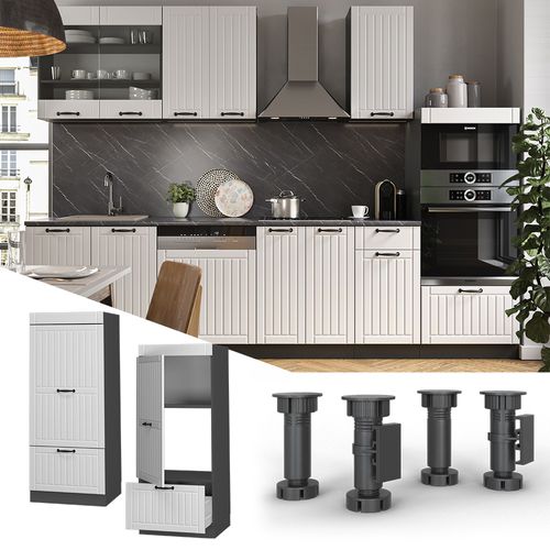 Armoire Micro-ondes Fame-line 38581 Blanc Campagne 60cm