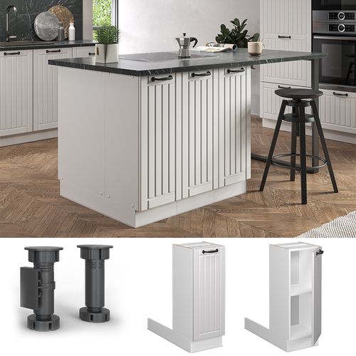 Îlot De Cuisine Fame-line 38545 Blanc Campagne 30cm Sans Pt