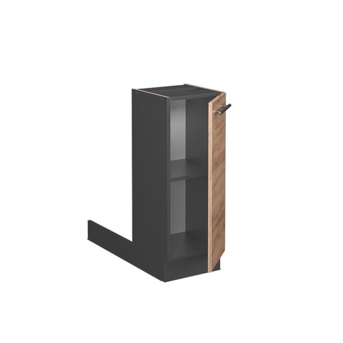 Îlot De Cuisine Fame-line 38587 Chêne De Force Doré 30cm Sans Pt