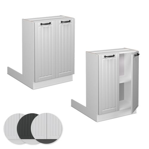 Îlot De Cuisine Fame-line 38553 Blanc Campagne 60cm Sans Pt