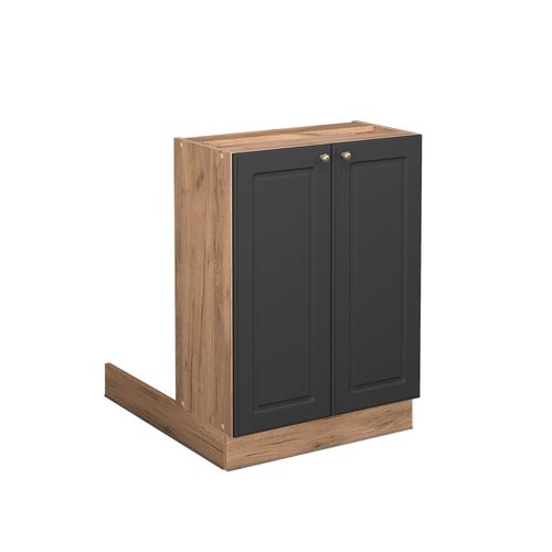 Îlot De Cuisine Fame-line 38624 Anthracite-or 60cm Sans Pt