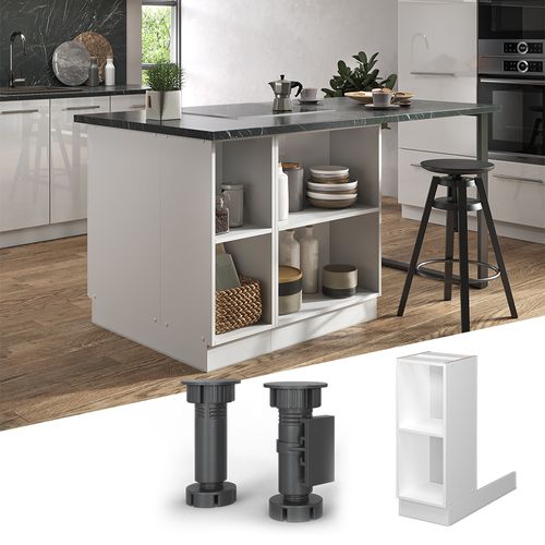 Îlot De Cuisine Fame-line 38464 Blanc 30cm Sans Pt