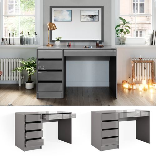 Coiffeuse Sherry 38761 Gris 120cm Sans Miroir