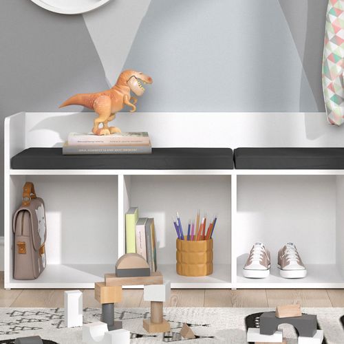 Étagère Pour Enfants Luigi 39436 Blanc 31.2x53.4cm Sans Boîtes Pliantes