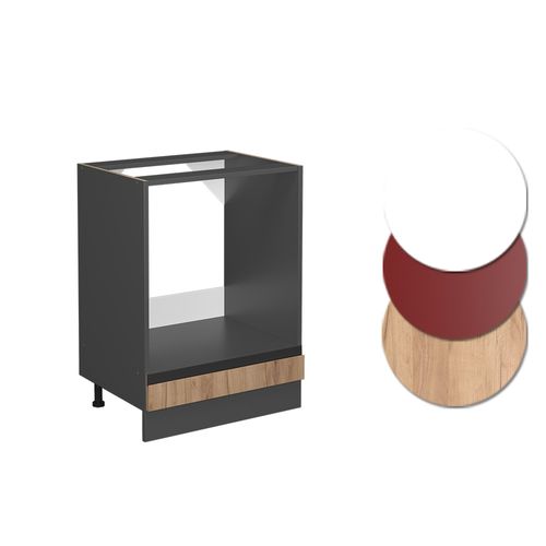 Meuble Pour Four R-line 39727 Chêne De Force Doré 60cm J-shape, Sans Pt