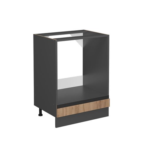 Meuble Pour Four R-line 39727 Chêne De Force Doré 60cm J-shape, Sans Pt