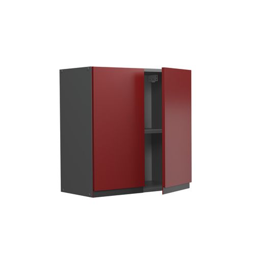 Elément Haut De Cuisine R-line 39738 Rouge 60cm J-shape