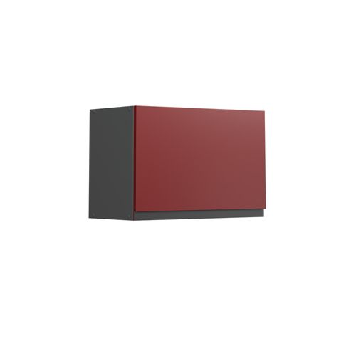 Elément Haut De Cuisine R-line 39741 Rouge 60cm J-shape, Plat