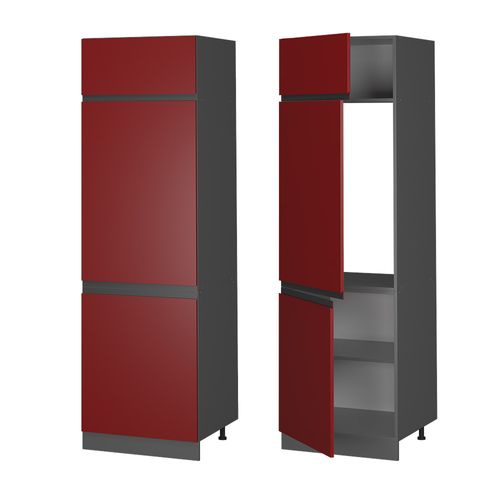 Armoire Pour Frigo R-line 39750 Rouge 60cm J-shape