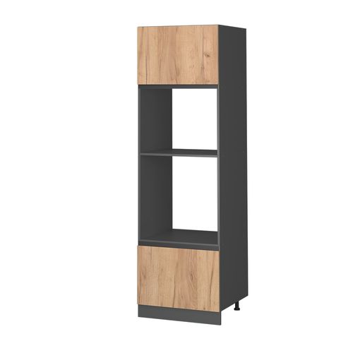 Armoire Micro-ondes R-line 39752 Chêne De Force Doré 60cm J-shape