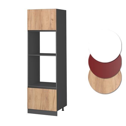 Armoire Micro-ondes R-line 39752 Chêne De Force Doré 60cm J-shape