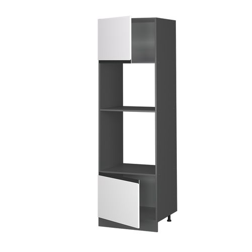 Armoire Micro-ondes R-line 39754 Blanc 60cm J-shape