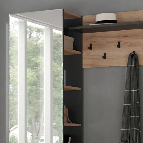 Garde-robe Adeline 39698 Chêne De Force Doré 120x190cm