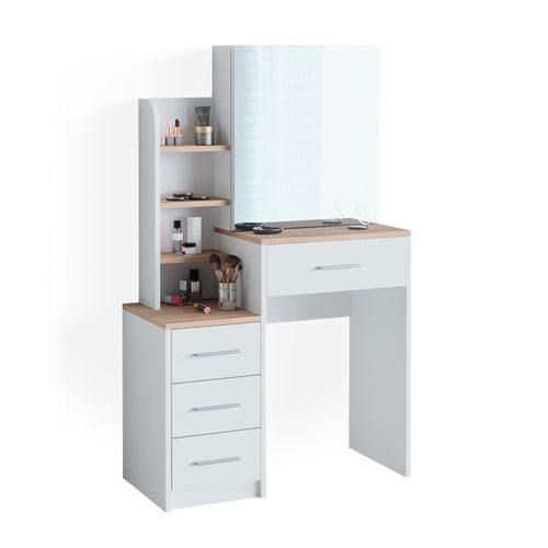 Coiffeuse Conrada 39789 Blanc/sonoma 80cm