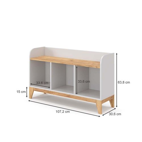 Étagère Pour Enfants Malia 39970 Blanc 107.2x63.8cm