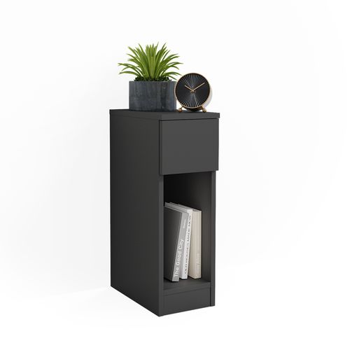 Table De Chevet Enton 39954 Noir 20x59.5cm