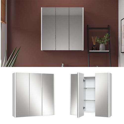 Armoire De Toilette Majest 40093 Blanc 67.4x68cm
