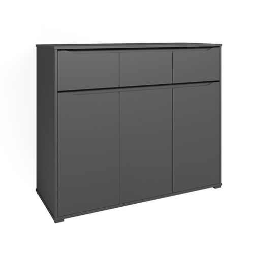 Commode Avec Tiroirs Ruben 40106 Anthracite 48x101.6cm