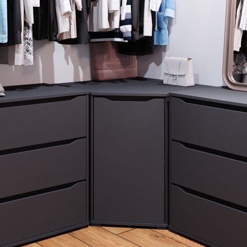 Commode Ruben 40104 Anthracite 78x76.6cm