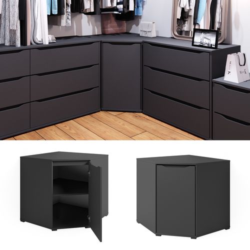 Commode Ruben 40104 Anthracite 78x76.6cm