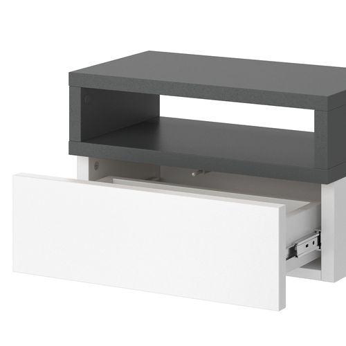 Table De Chevet Urbano 40099 Anthracite 45x28cm