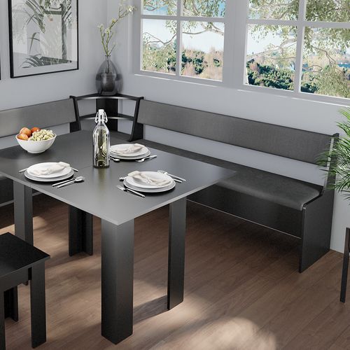 Banc Dangle Roman 40233 Noir 41.5x166.6cm