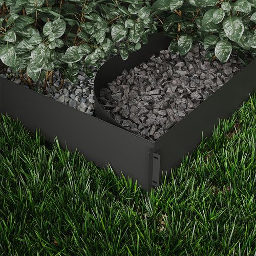 Bordure De Gazon 40177 Anthracite 100x18cm 5 Mètres