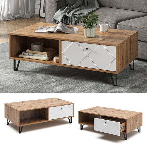 Table Basse Nizza 40256 Chêne Artisan 110x60cm