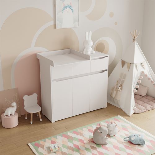 Plan à Langer 40294 Blanc 80x10cm Pour La Commode